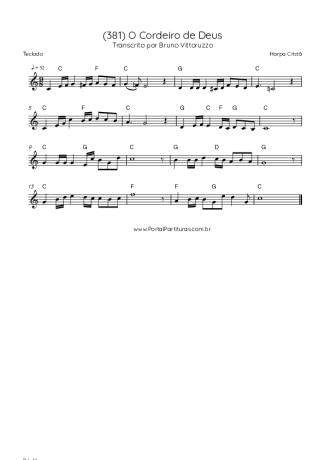 Harpa Cristã  score for Keyboard