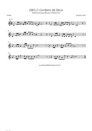 Harpa Cristã  score for Violin