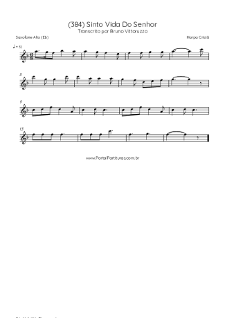 Harpa Cristã  score for Alto Saxophone