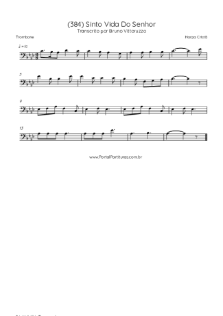 Harpa Cristã  score for Trombone