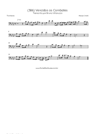 Harpa Cristã  score for Trombone