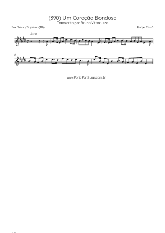 Harpa Cristã  score for Tenor Saxophone Soprano (Bb)