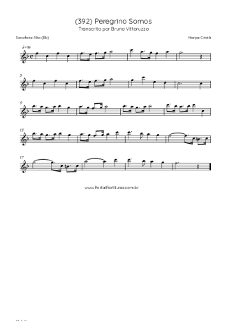 Harpa Cristã  score for Alto Saxophone