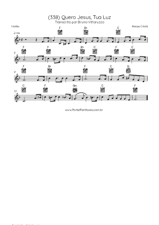 Harpa Cristã  score for Acoustic Guitar