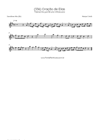 Harpa Cristã  score for Alto Saxophone