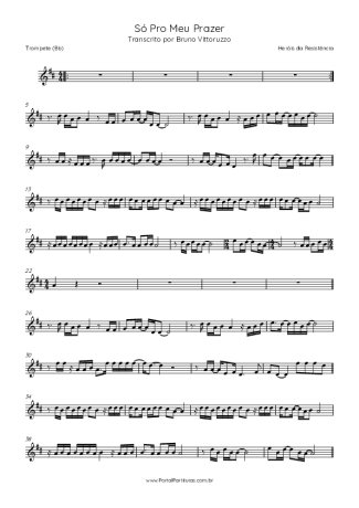 Heróis da Resistência  score for Trumpet