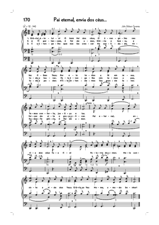 Hinário CCB (170) Pai Etemal Envia Dos Céus score for Organ