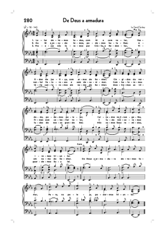 Hinário CCB (280) De Deus A Armadura score for Organ