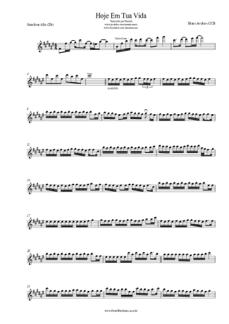 Hinário CCB  score for Alto Saxophone