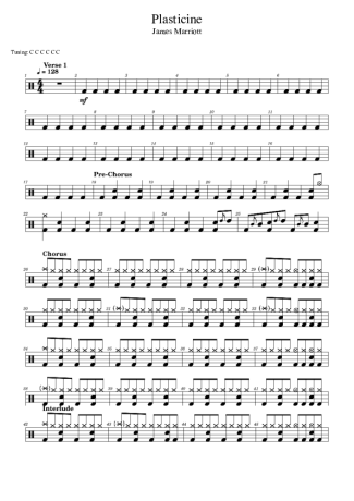 James Marriott  score for Drums