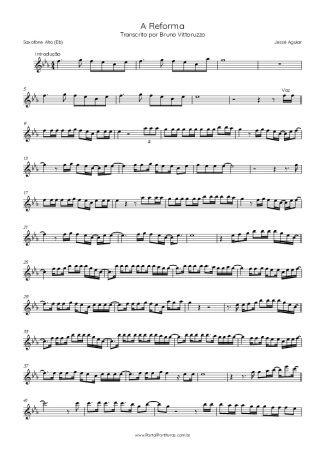 Jessé Aguiar  score for Alto Saxophone