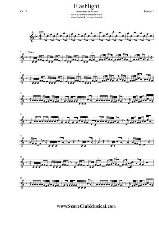Jessie J.  score for Violin