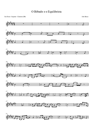 João Bosco  score for Tenor Saxophone Soprano (Bb)