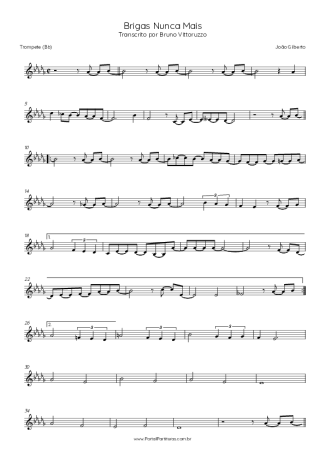 João Gilberto  score for Trumpet