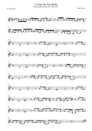 João Gilberto  score for Trumpet