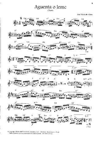 José M. Abreu Aguenta o Leme score for Violin