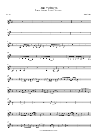 Jota Quest  score for Violin