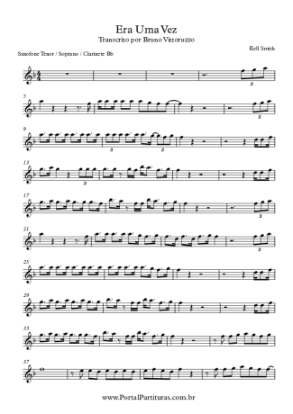Kell Smith Era Uma Vez score for Clarinet (Bb)