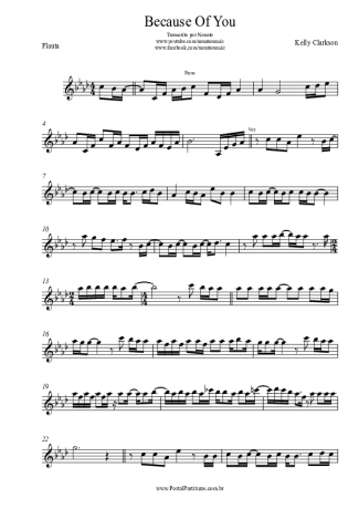 Kelly Clarkson  score for Flute