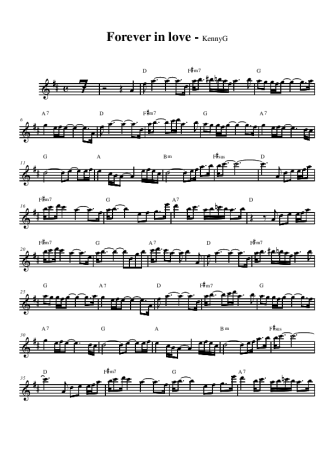 The Wedding Song – Kenny G (ALTO&PIANO) Sheet music for Saxophone
