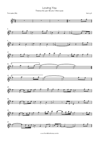 Kenny G  score for Trumpet