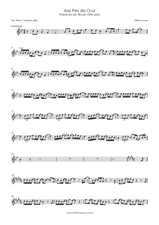 Kleber Lucas  score for Tenor Saxophone Soprano (Bb)