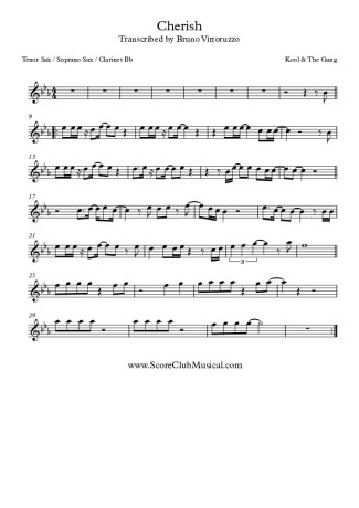 Kool & the Gang  score for Tenor Saxophone Soprano (Bb)