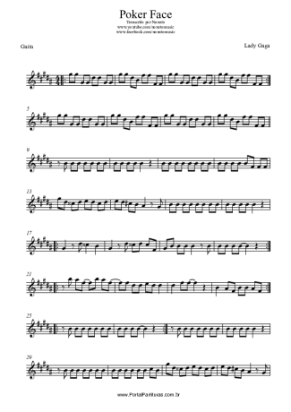 Lady Gaga  score for Harmonica