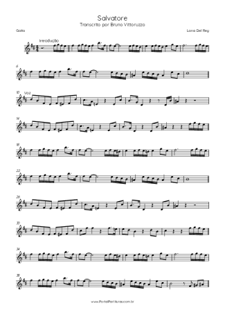 Lana Del Rey  score for Harmonica