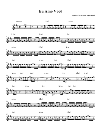 Latino  score for Tenor Saxophone Soprano (Bb)