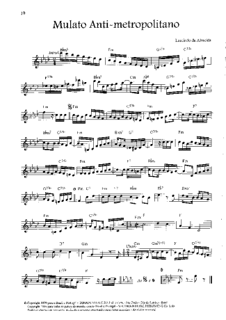 Laurindo de Almeida  score for Violin