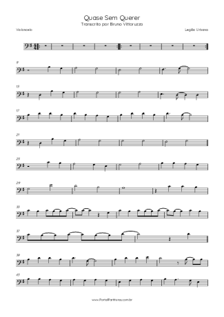 Legião Urbana  score for Cello