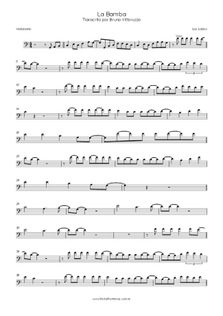 Los Lobos  score for Cello