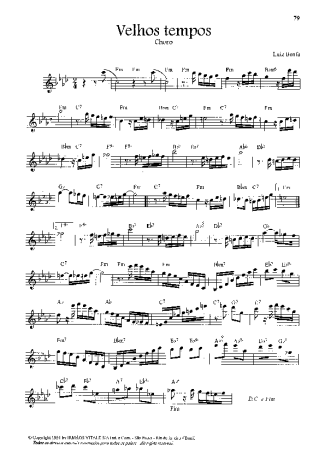 Luiz Bonfá  score for Violin