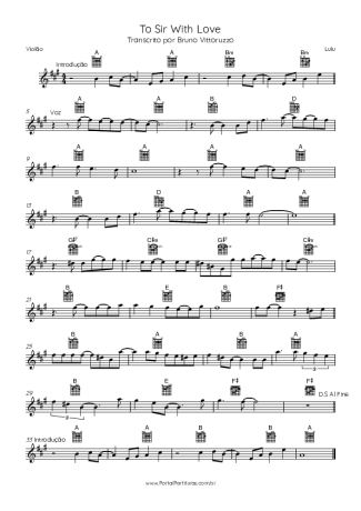 Lulu  score for Acoustic Guitar