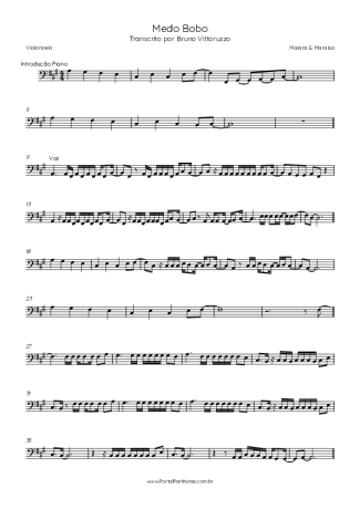 Maiara & Maraisa  score for Cello