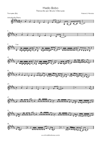 Maiara & Maraisa  score for Trumpet