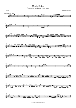 Maiara & Maraisa  score for Violin