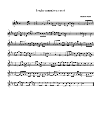 Marcos Valle  score for Tenor Saxophone Soprano (Bb)