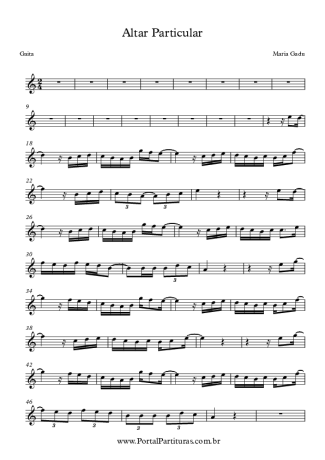 Maria Gadú Altar Particular score for Harmonica