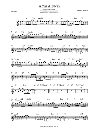 Marisa Monte  score for Keyboard