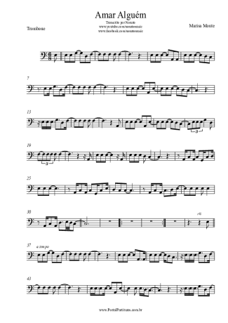 Marisa Monte  score for Trombone