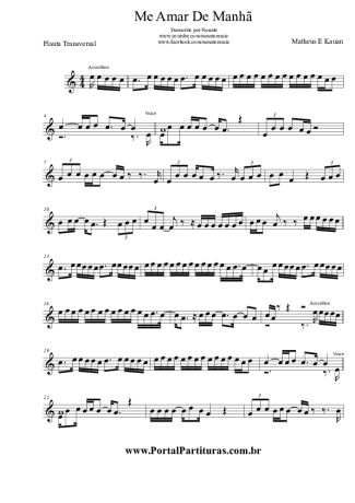 Matheus & Kauan  score for Flute