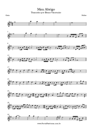 Melim Meu Abrigo score for Harmonica