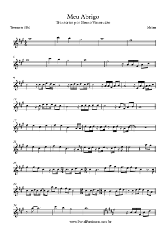 Melim Meu Abrigo score for Trumpet