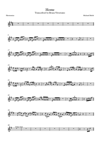 Michael Bublé  score for Harmonica