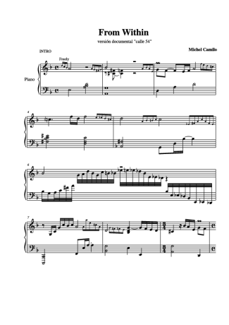 Michel Camilo  score for Piano