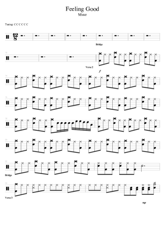 Muse  score for Drums