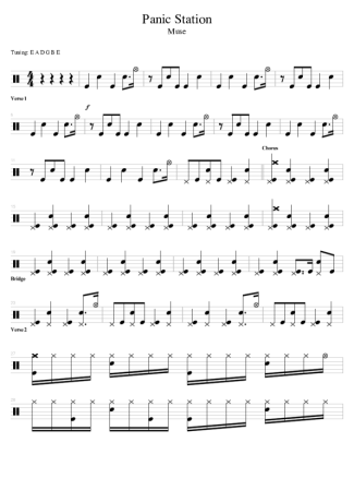 Muse  score for Drums