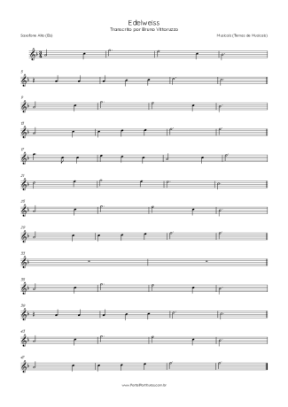 Musicals (Temas de Musicais)  score for Alto Saxophone
